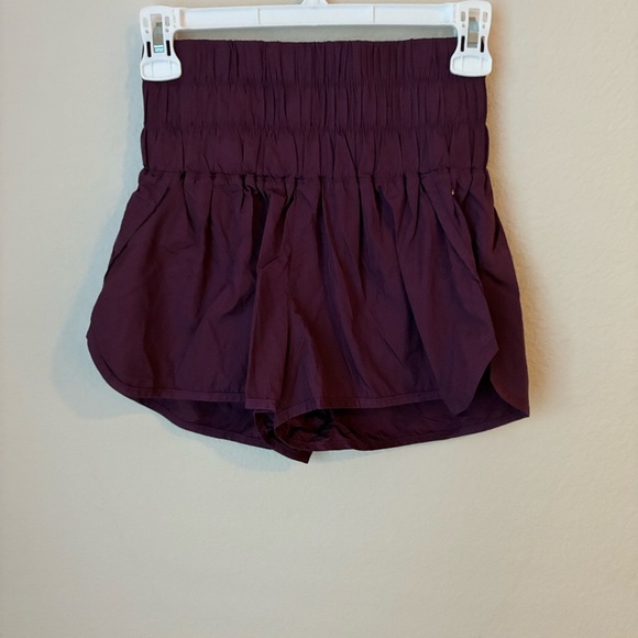 Free People Purple Skorts with Elastic Waistband - Picture 1 of 4